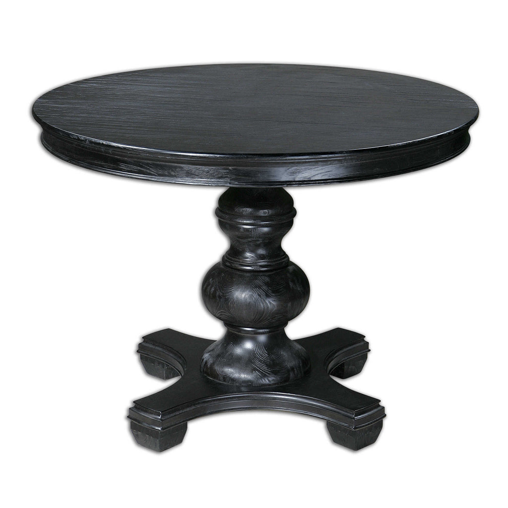 Brynmore Wood Grain Round Table - Bombay Mercantile