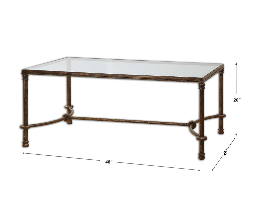Warring Iron Coffee Table - Bombay Mercantile