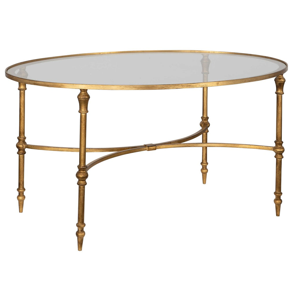 Vitya Glass Coffee Table - Bombay Mercantile