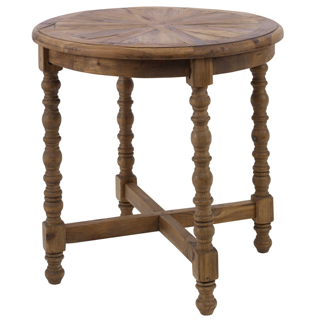 Samuelle Wooden End Table - Bombay Mercantile