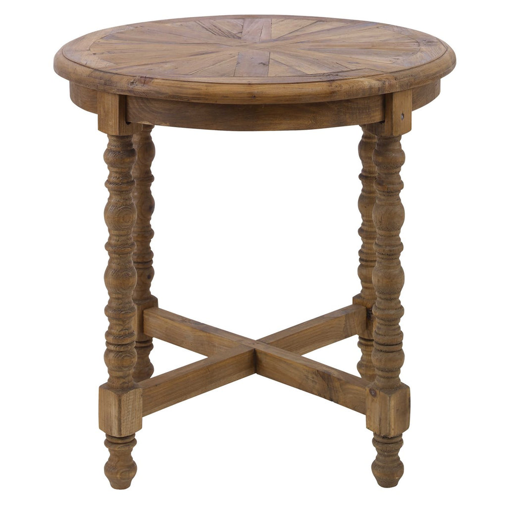 Samuelle Wooden End Table - Bombay Mercantile