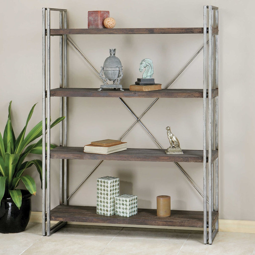 Greeley Metal Etagere - Bombay Mercantile