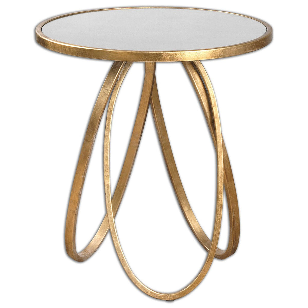 Montrez Gold Side Table - Bombay Mercantile
