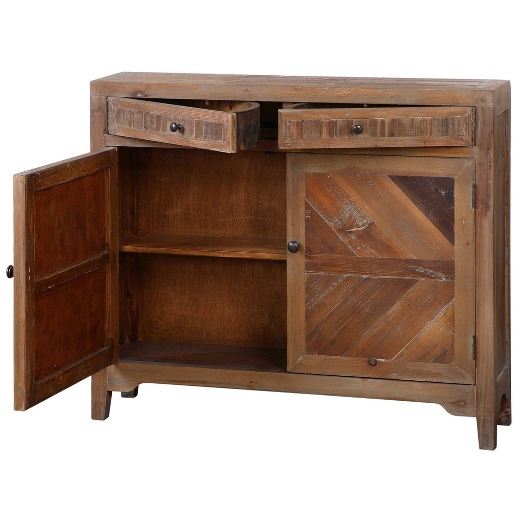 Hesperos Reclaimed Wood Console Cabinet - Bombay Mercantile