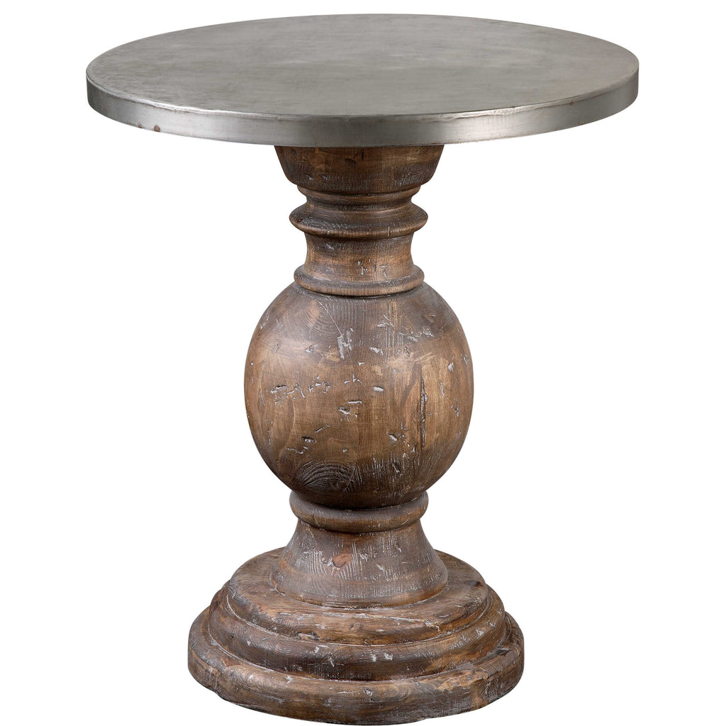 Blythe Wooden SideTable - Bombay Mercantile