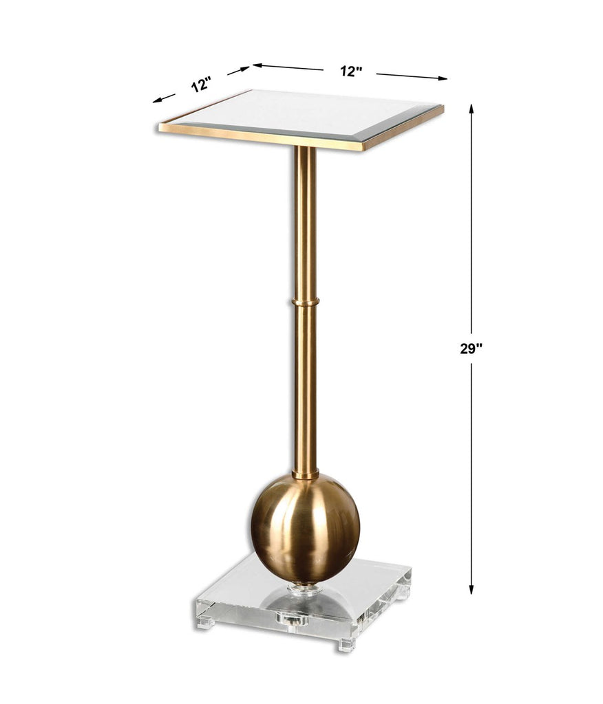 Laton Mirrored Accent Table - Bombay Mercantile