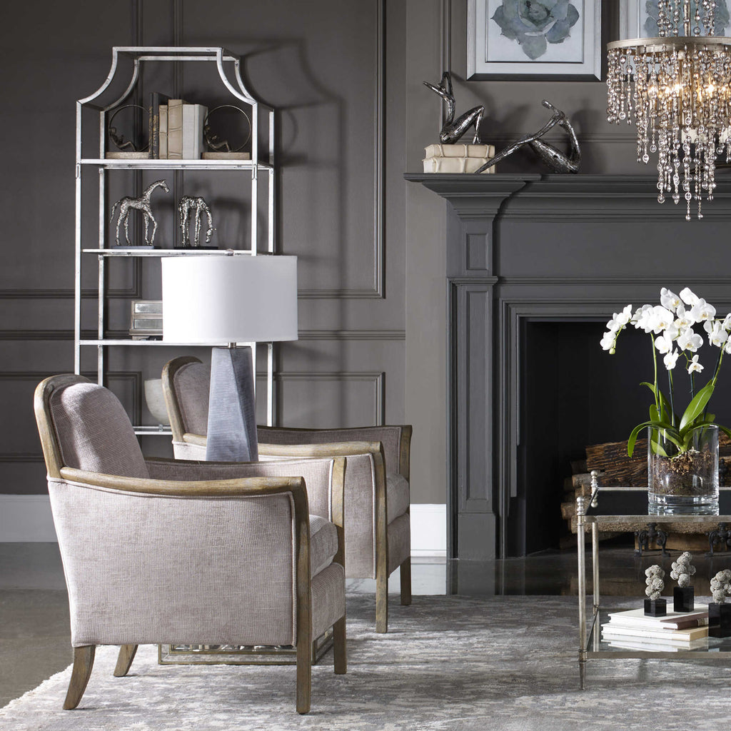 Aurelie Silver Etagere - Bombay Mercantile