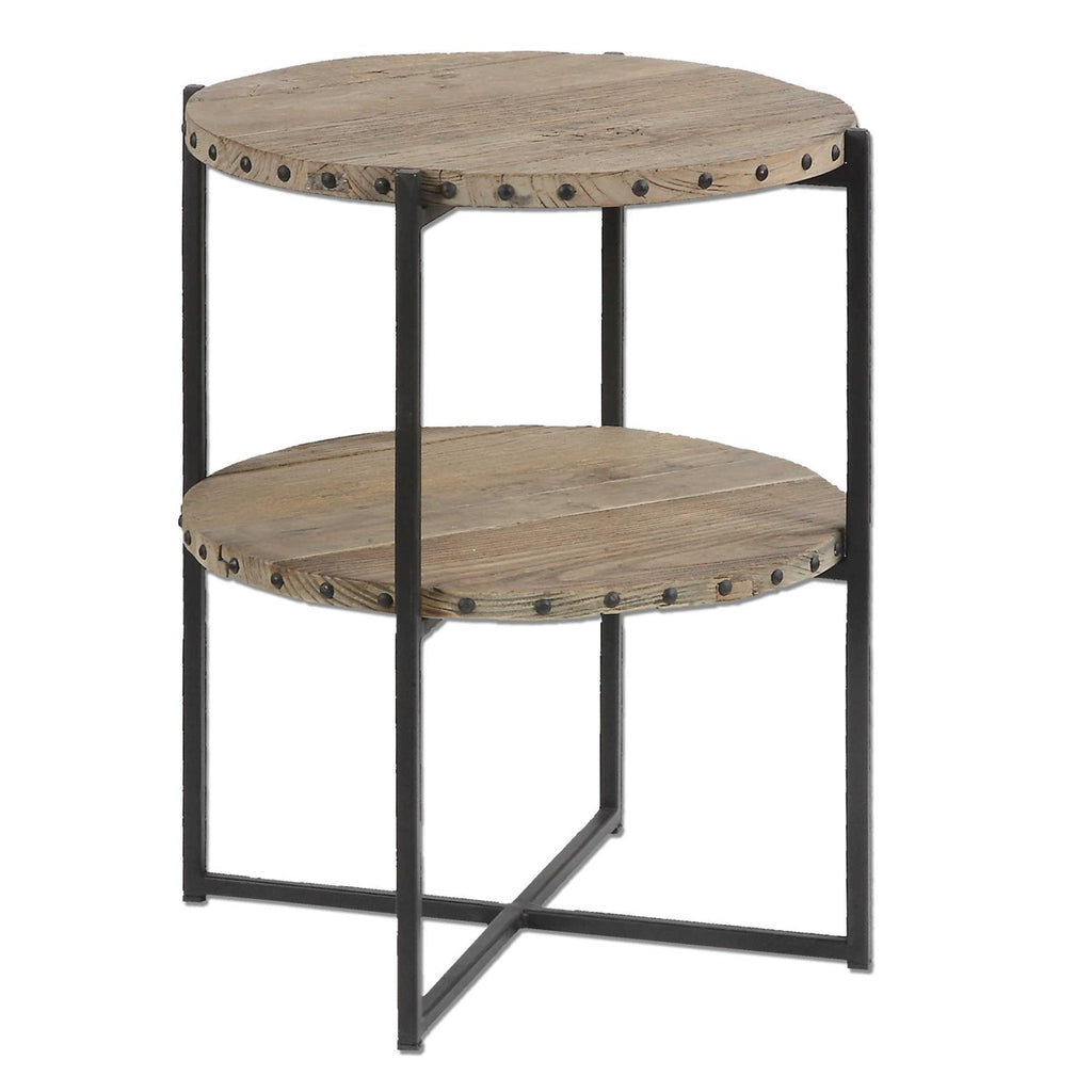 Kamau Round Accent Table - Bombay Mercantile