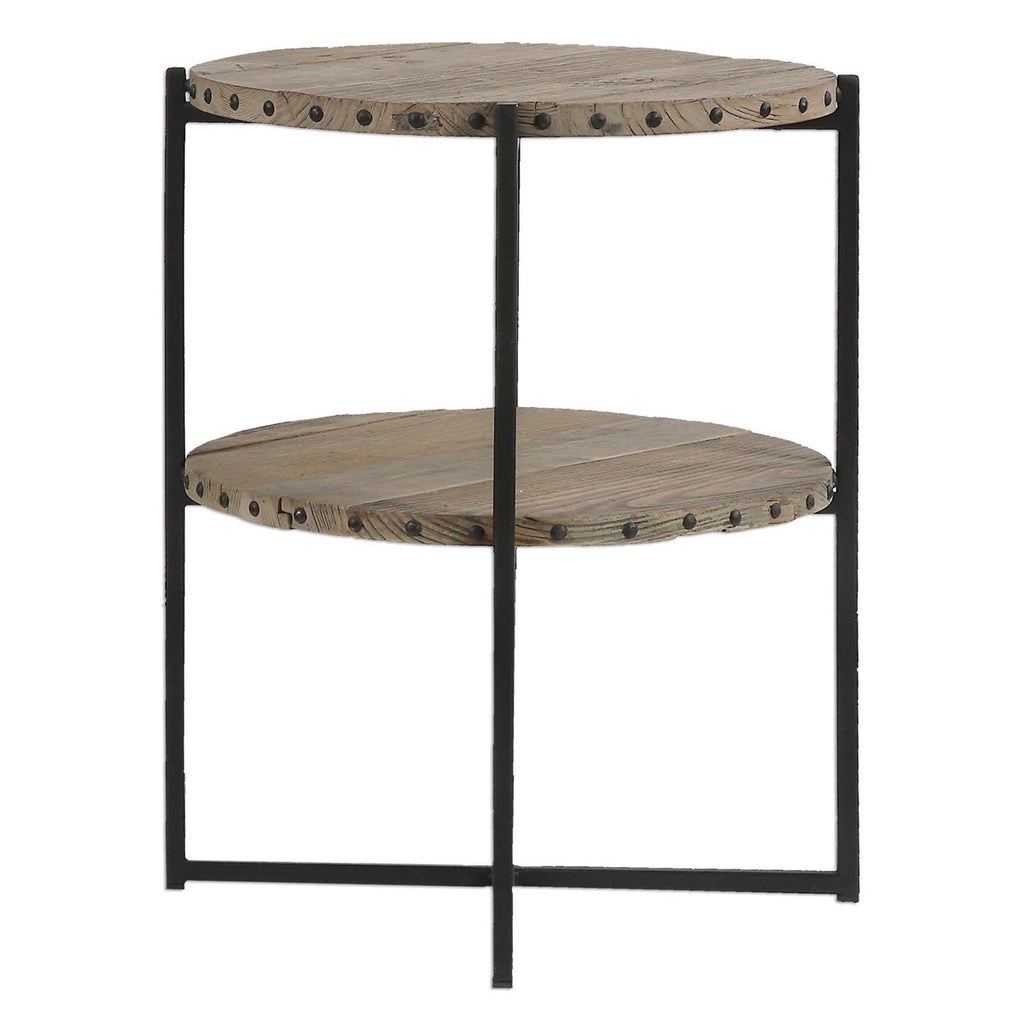 Kamau Round Accent Table - Bombay Mercantile