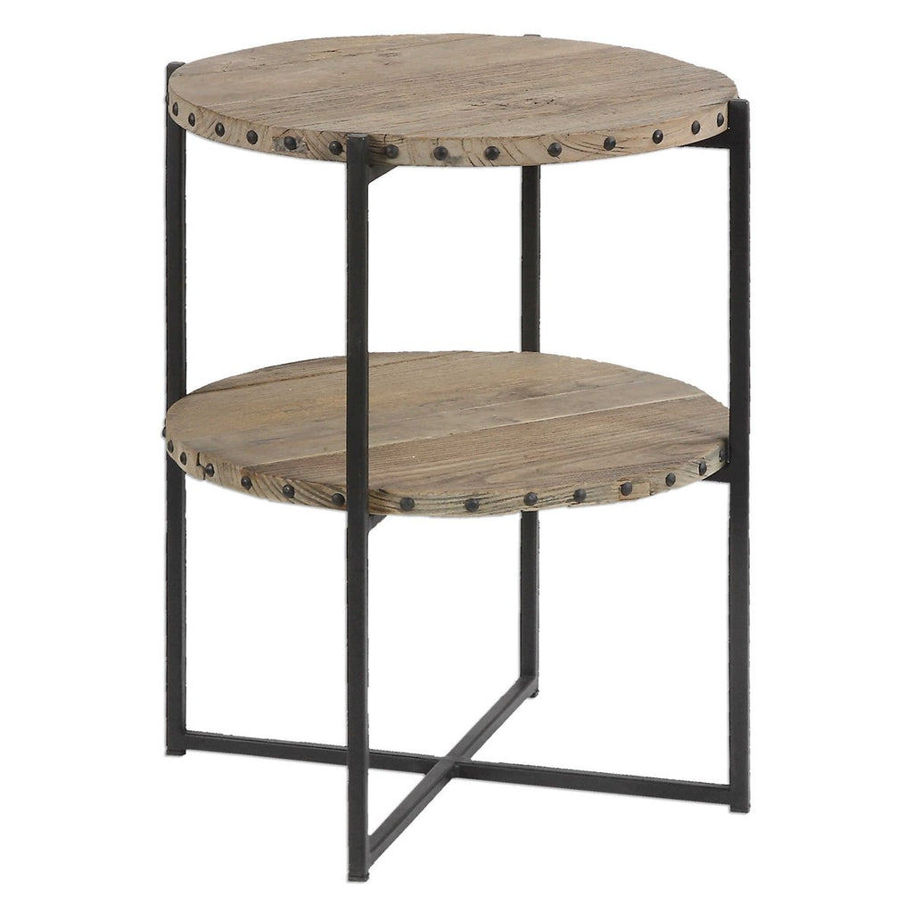 Kamau Round Accent Table - Bombay Mercantile