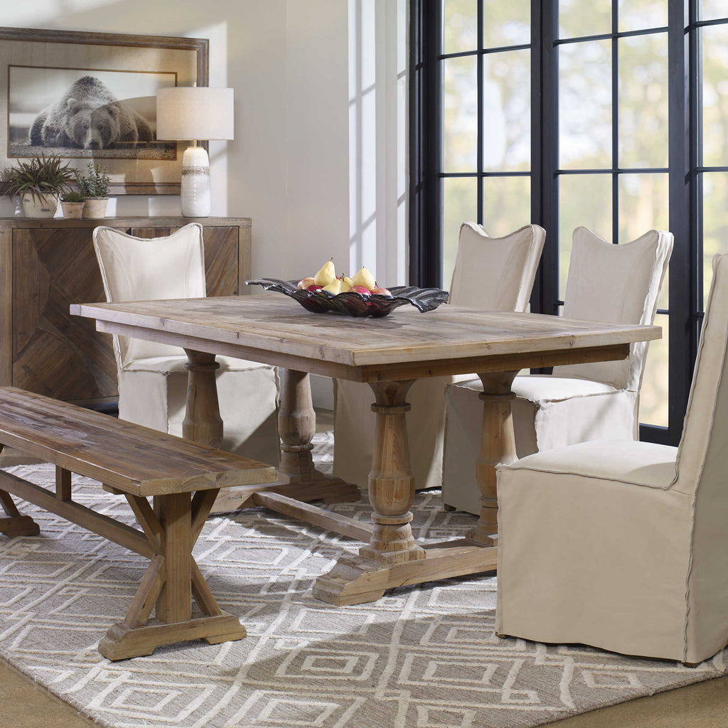 Stratford Salvaged Wood Dining Table - Bombay Mercantile
