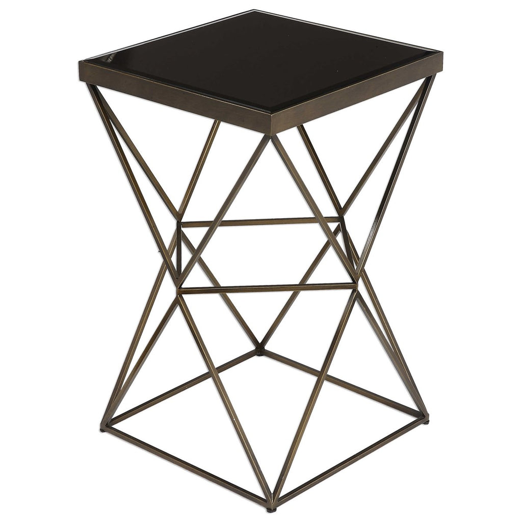 Uberto Caged Frame Accent Table - Bombay Mercantile