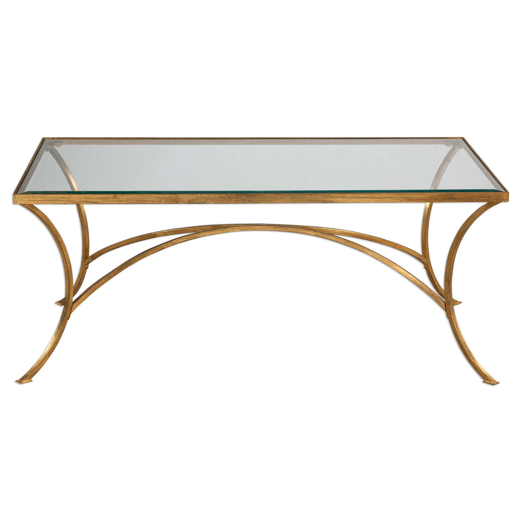 Alayna Gold Coffee Table - Bombay Mercantile