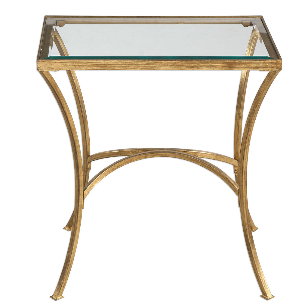 Alayna Gold End Table - Bombay Mercantile