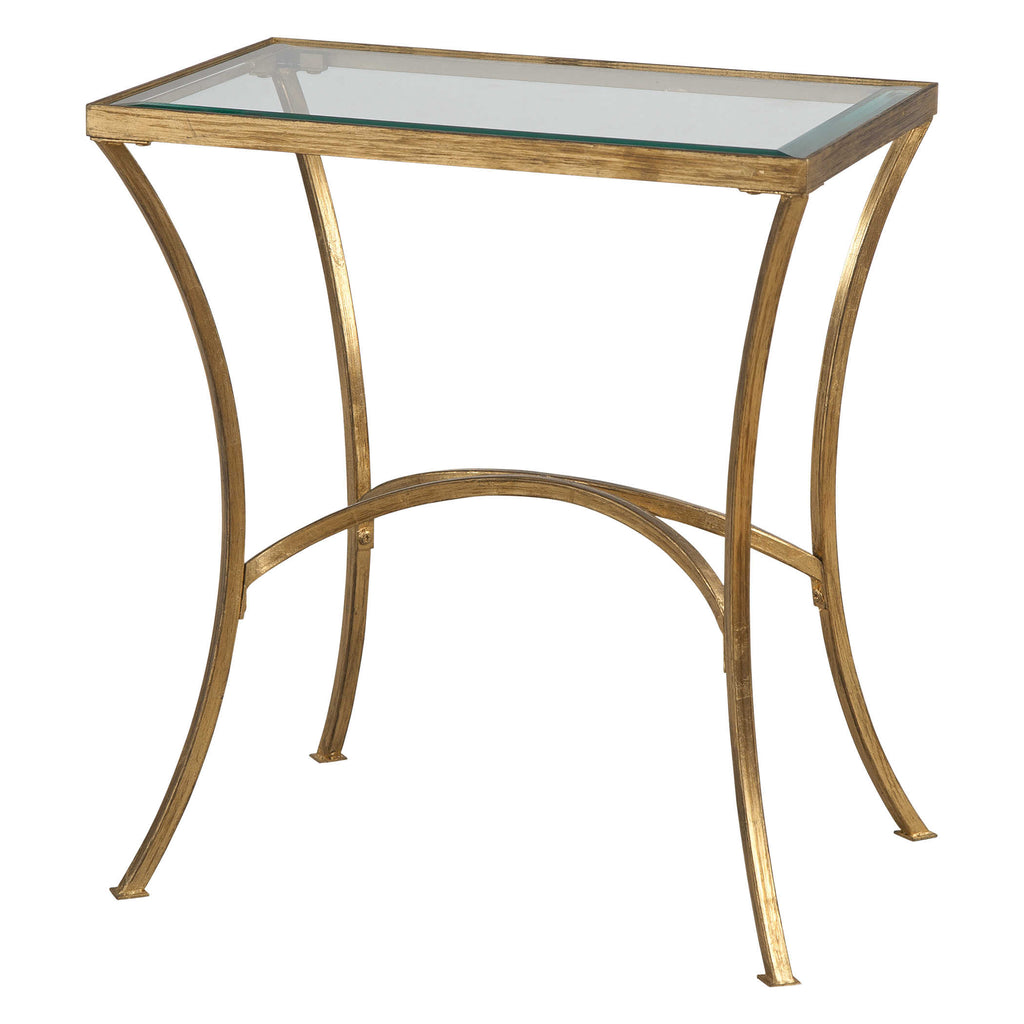 Alayna Gold End Table - Bombay Mercantile