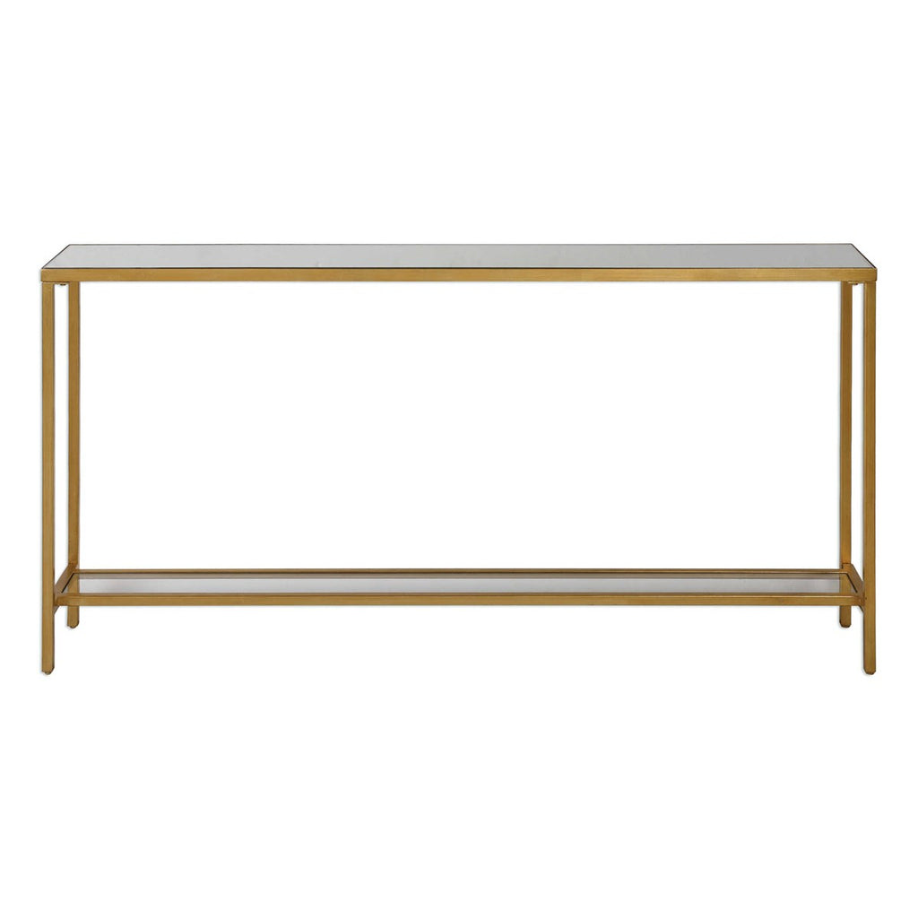 Hayley Gold Console Table - Bombay Mercantile