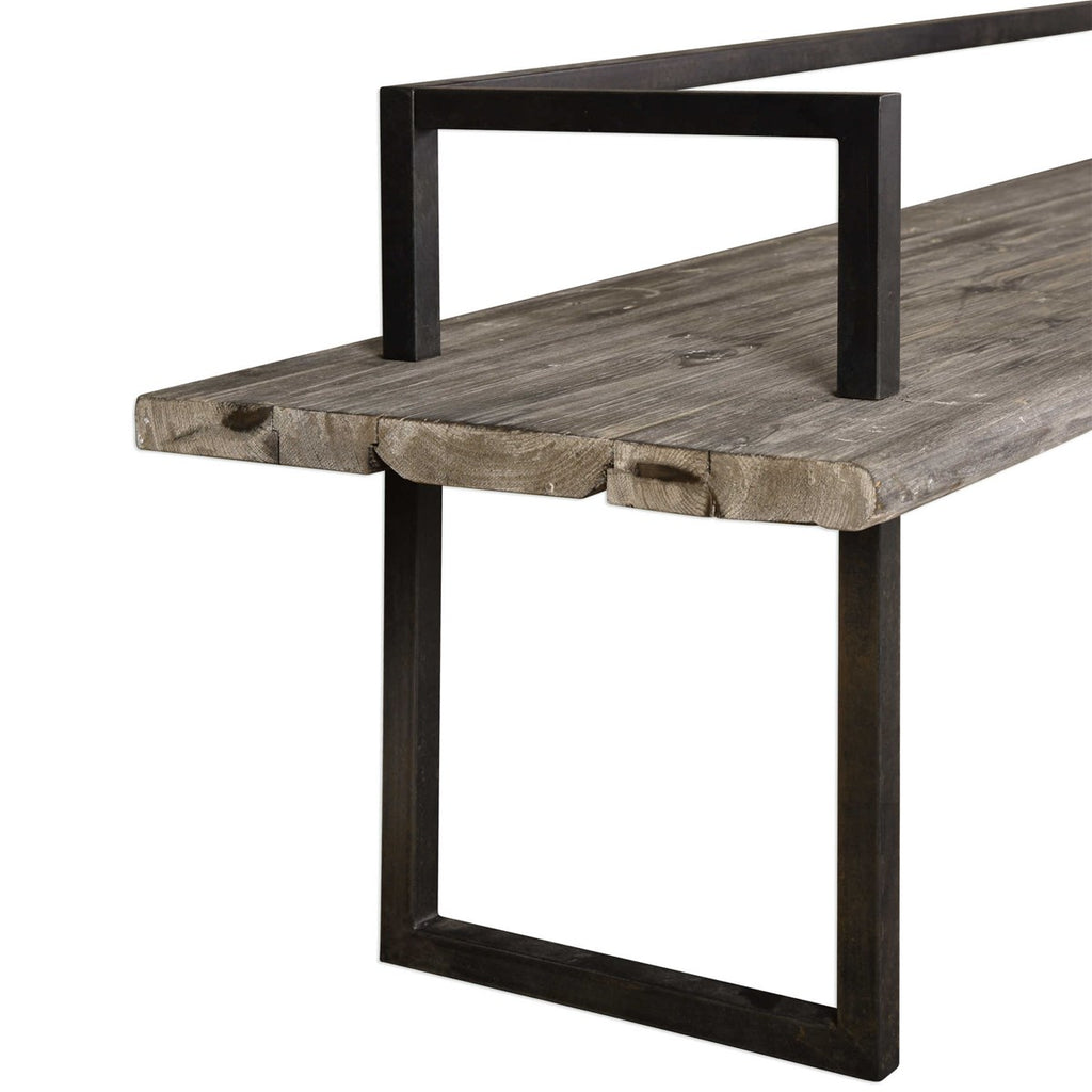 Herbert Reclaimed Wood Bench - Bombay Mercantile