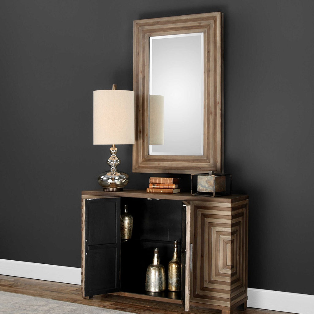 Layton Geometric Console Cabinet - Bombay Mercantile