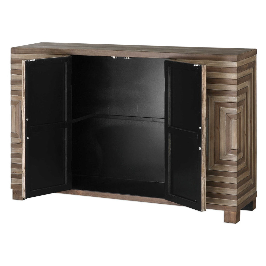 Layton Geometric Console Cabinet - Bombay Mercantile