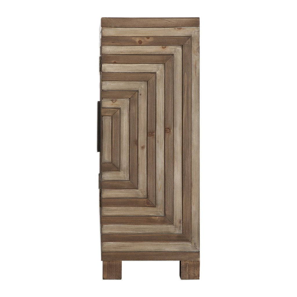 Layton Geometric Console Cabinet - Bombay Mercantile