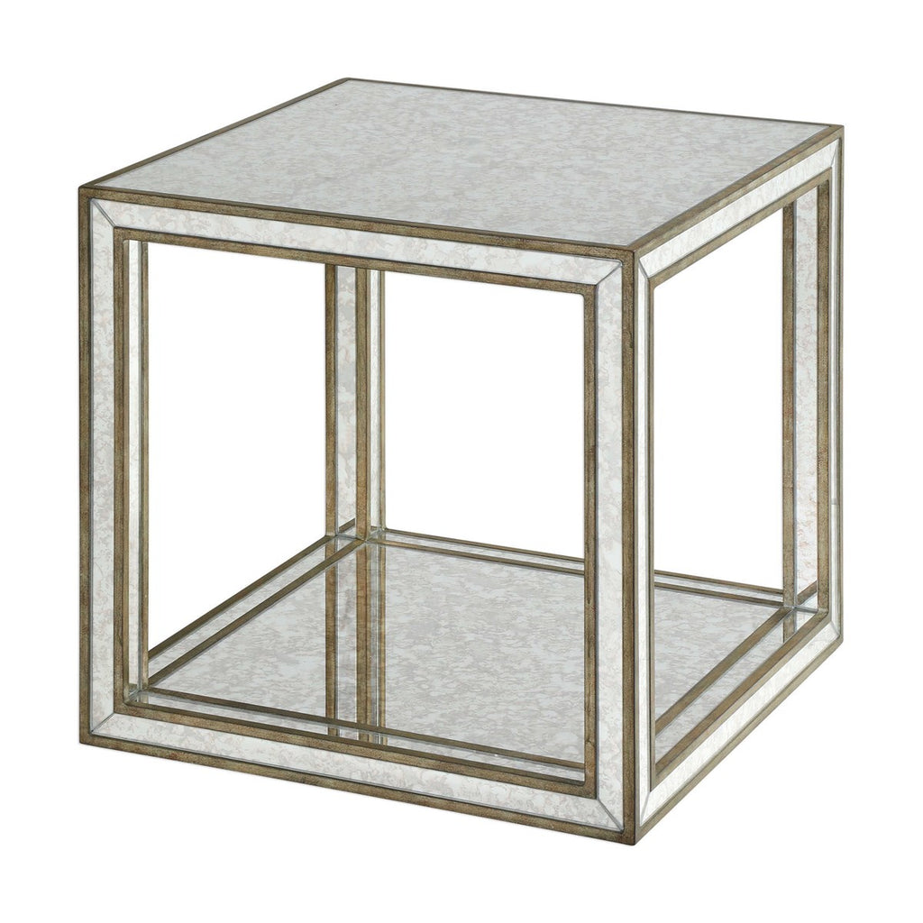Julie Mirrored Accent Table - Bombay Mercantile
