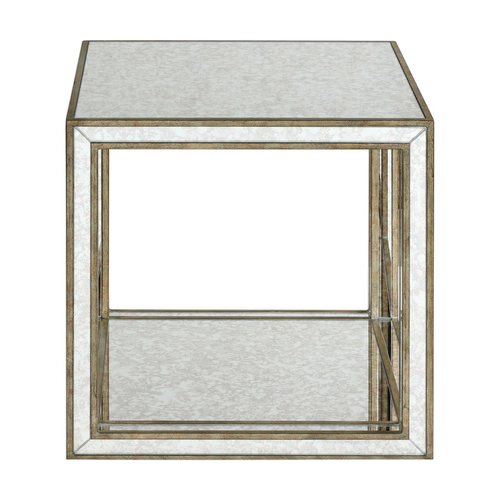 Julie Mirrored Accent Table - Bombay Mercantile