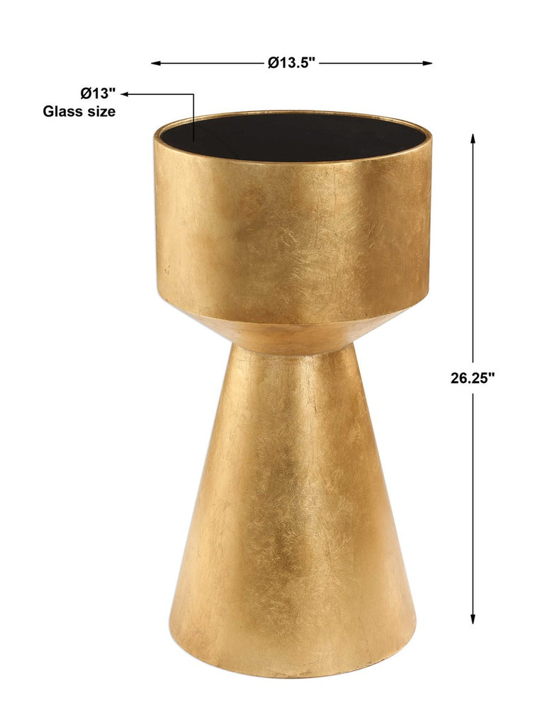 Veira Gold Accent Table - Bombay Mercantile