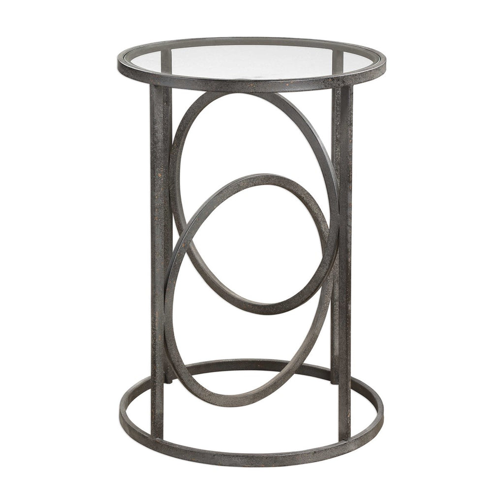 Lucien Iron Accent Table - Bombay Mercantile