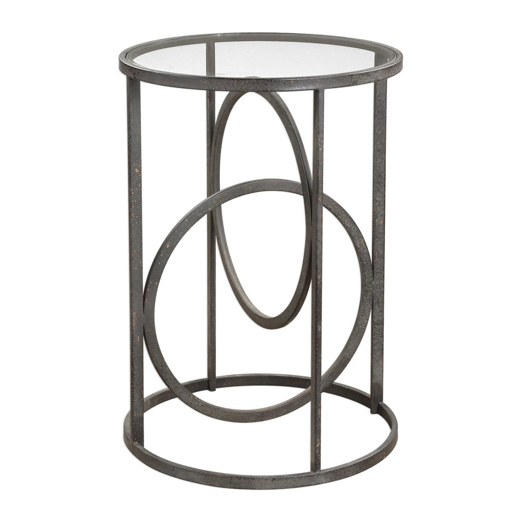 Lucien Iron Accent Table - Bombay Mercantile