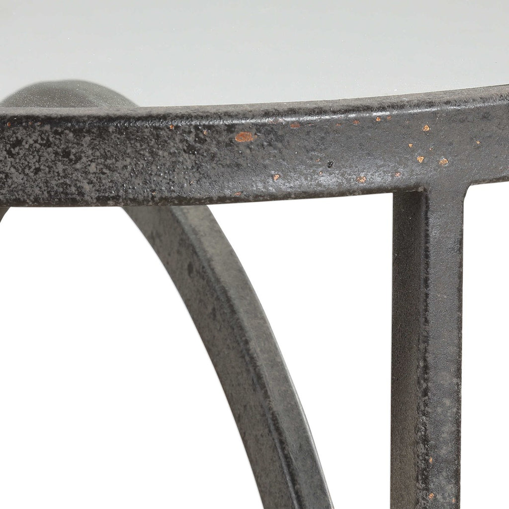 Lucien Iron Accent Table - Bombay Mercantile