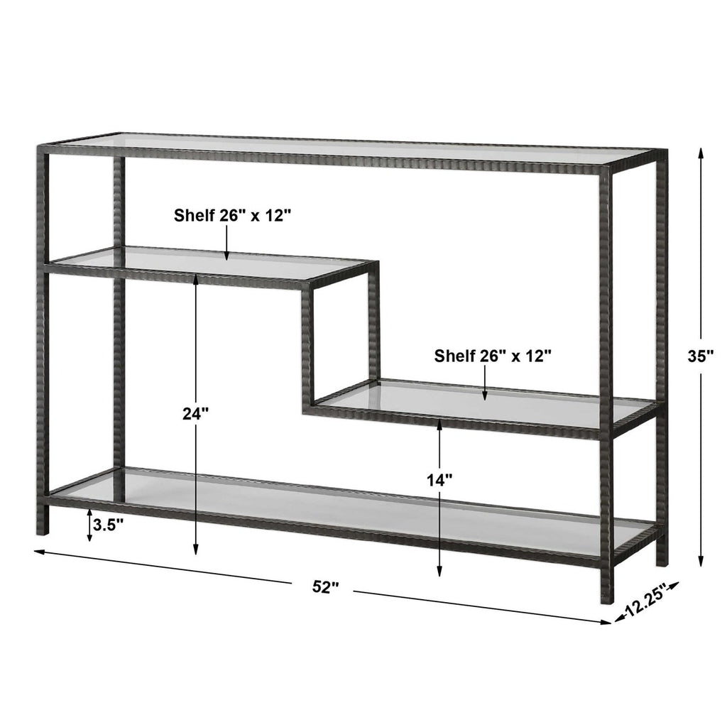 Leo Industrial Console Table - Bombay Mercantile