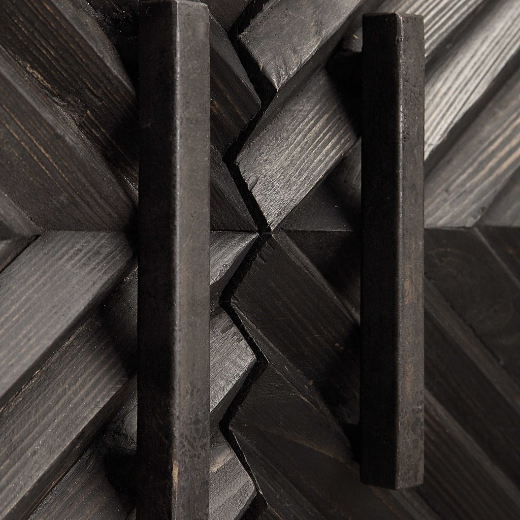 Zadie Ebony Accent Cabinet - Bombay Mercantile