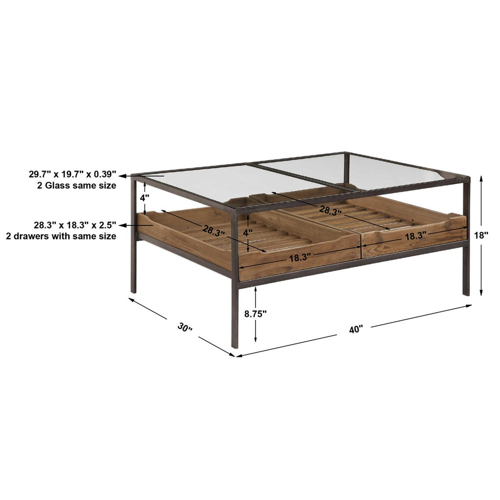 Silas Coffee Table - Bombay Mercantile