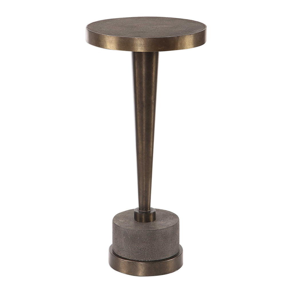 Masika Bronze Accent Table - Bombay Mercantile