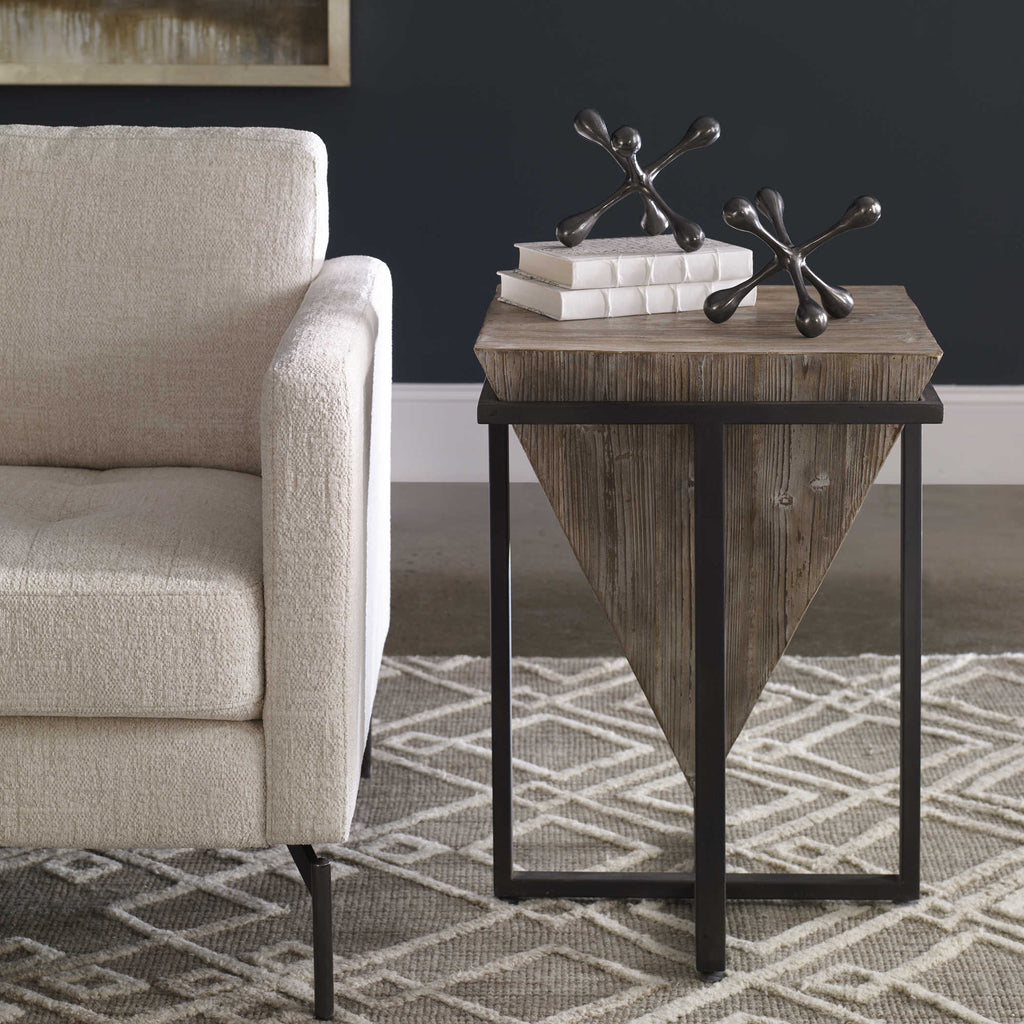 Bertrand Wood Accent Table - Bombay Mercantile