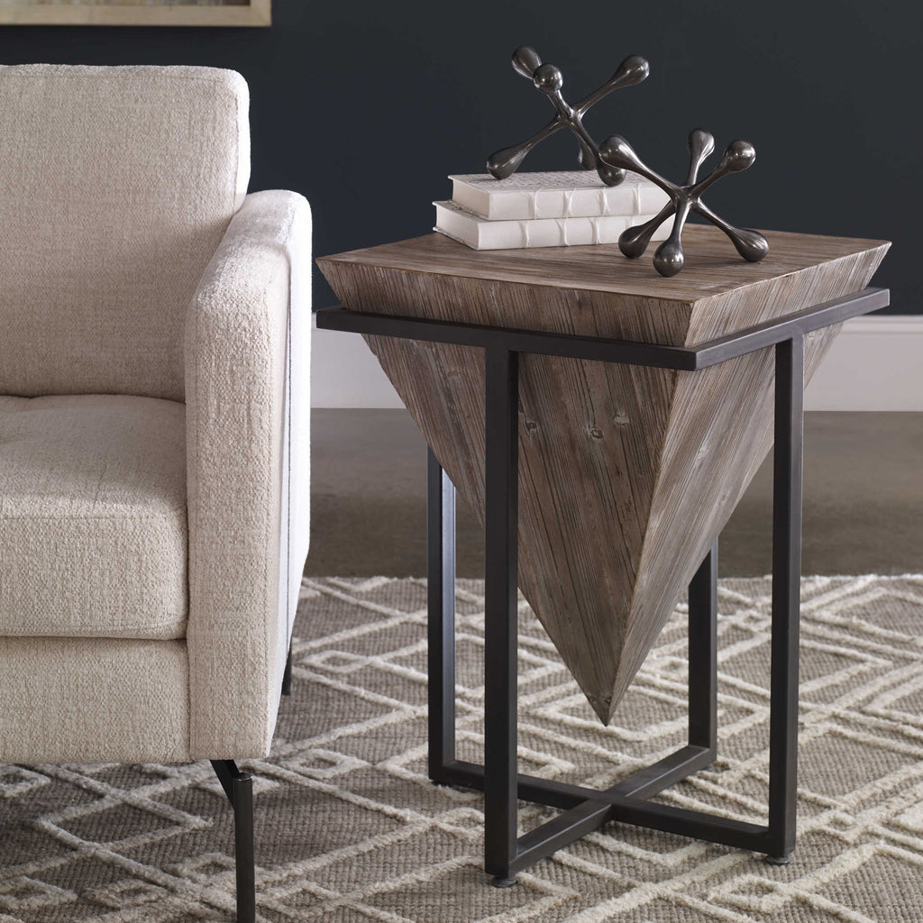 Bertrand Wood Accent Table - Bombay Mercantile