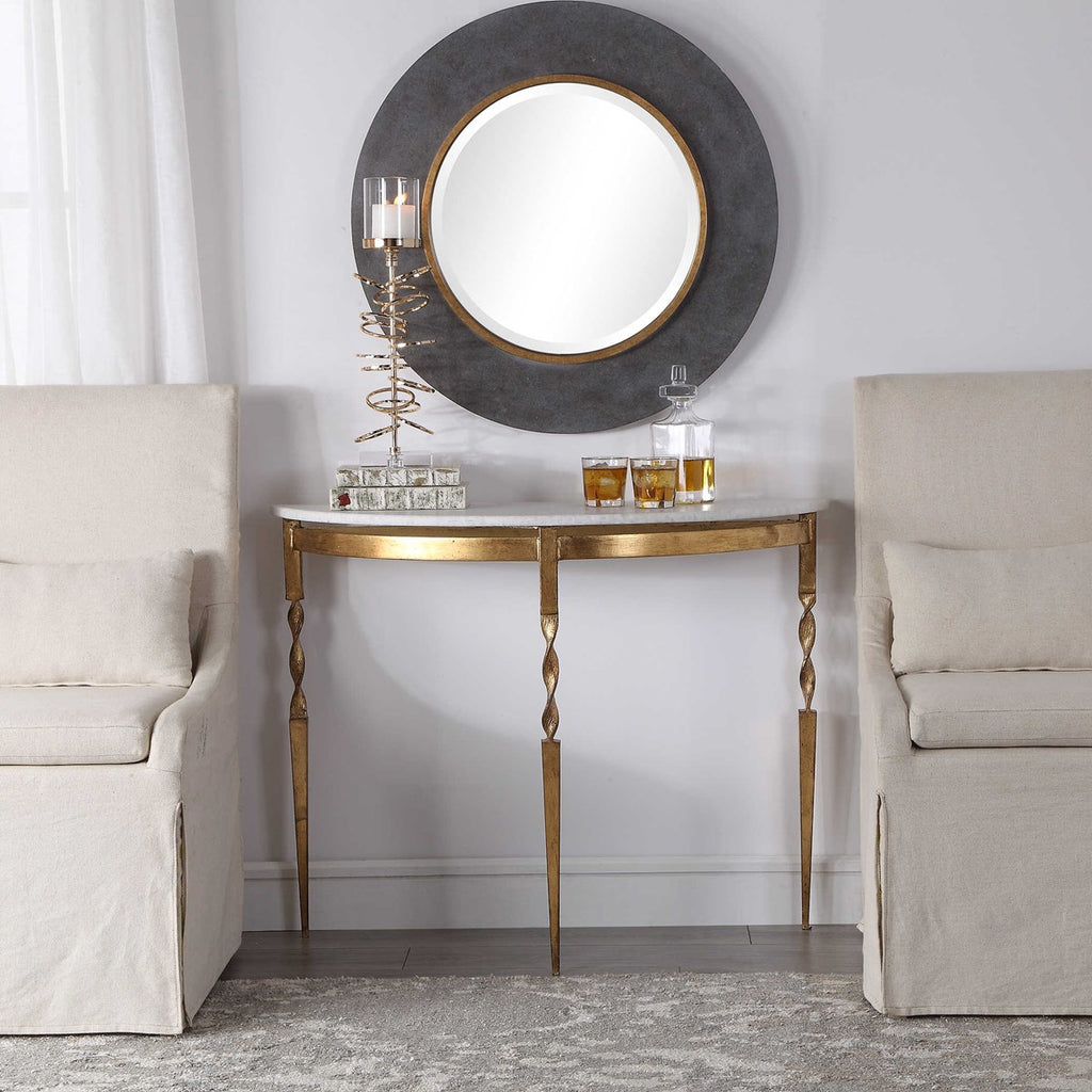 Imelda Demilune Console Table - Bombay Mercantile