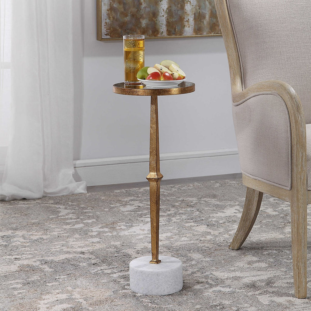 Miriam Round Accent Table - Bombay Mercantile