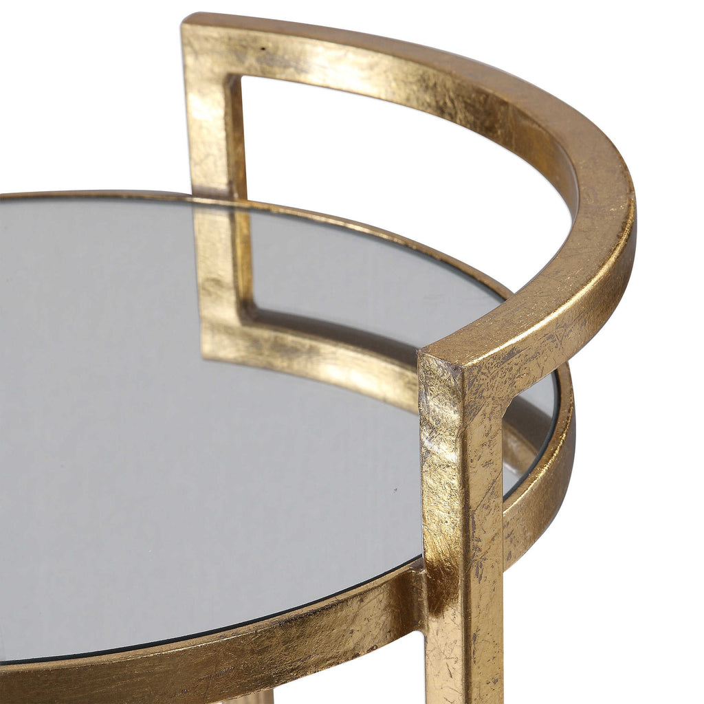 Cailin Gold Accent Table - Bombay Mercantile
