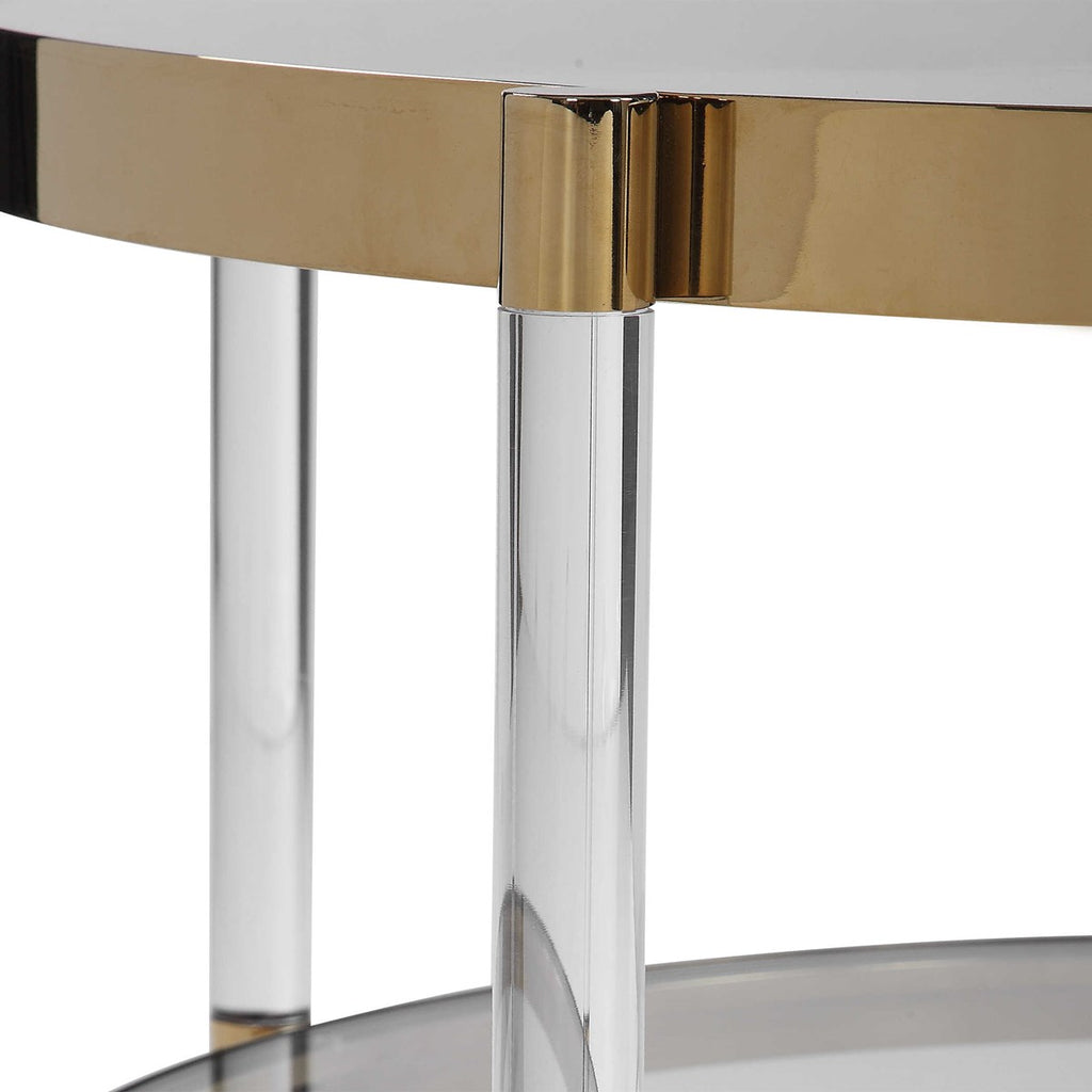 Kellen Glass Coffee Table - Bombay Mercantile