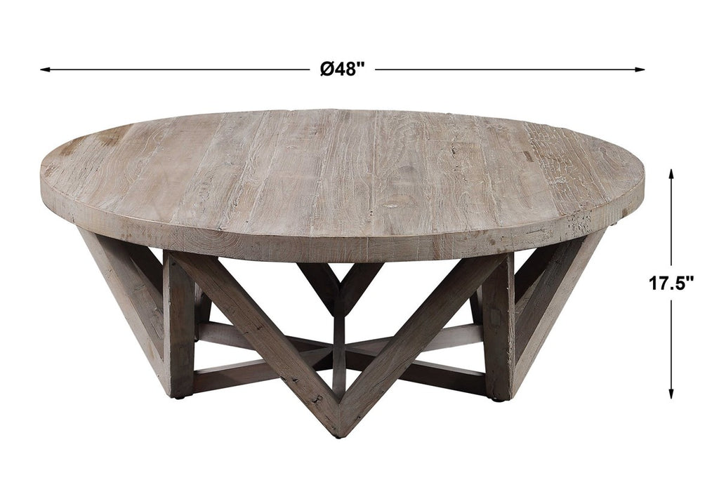 Kendry Reclaimed Wood Coffee Table - Bombay Mercantile