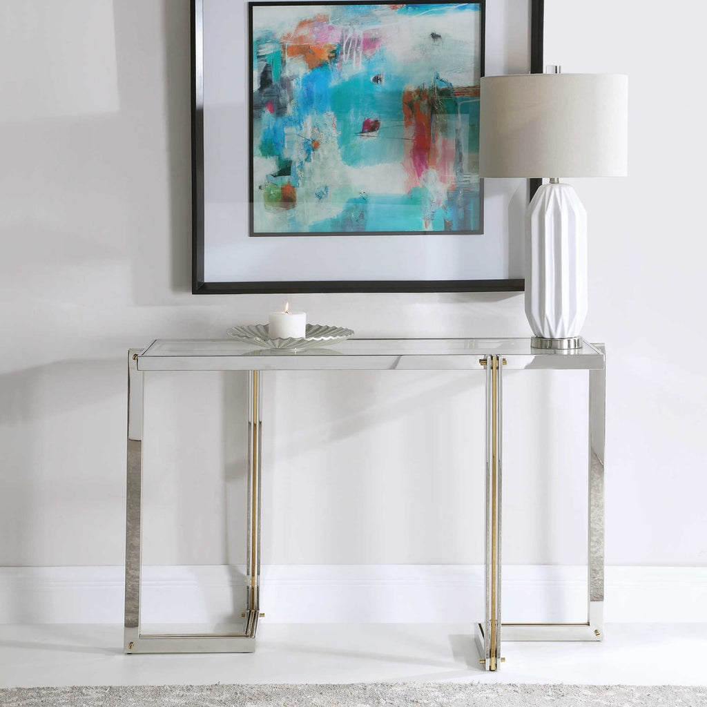 Locke Modern Console Table - Bombay Mercantile