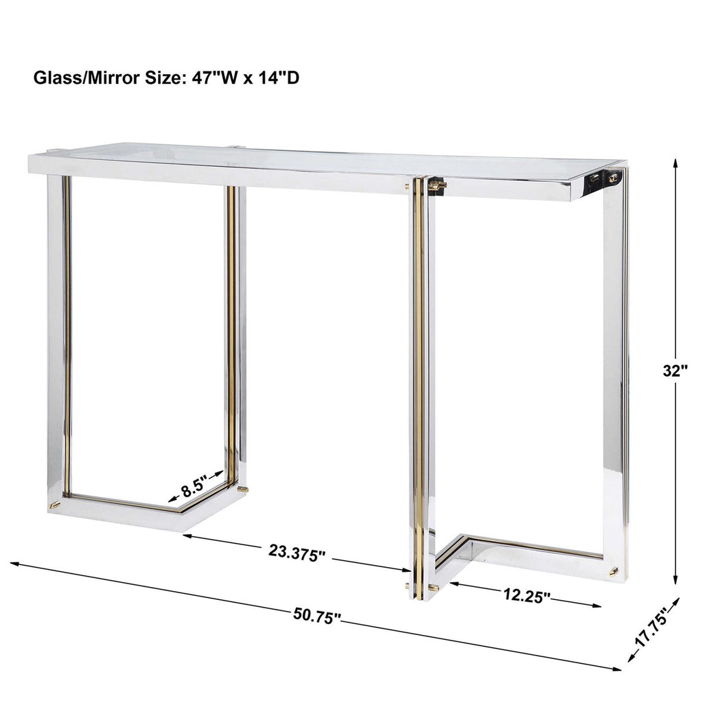 Locke Modern Console Table - Bombay Mercantile
