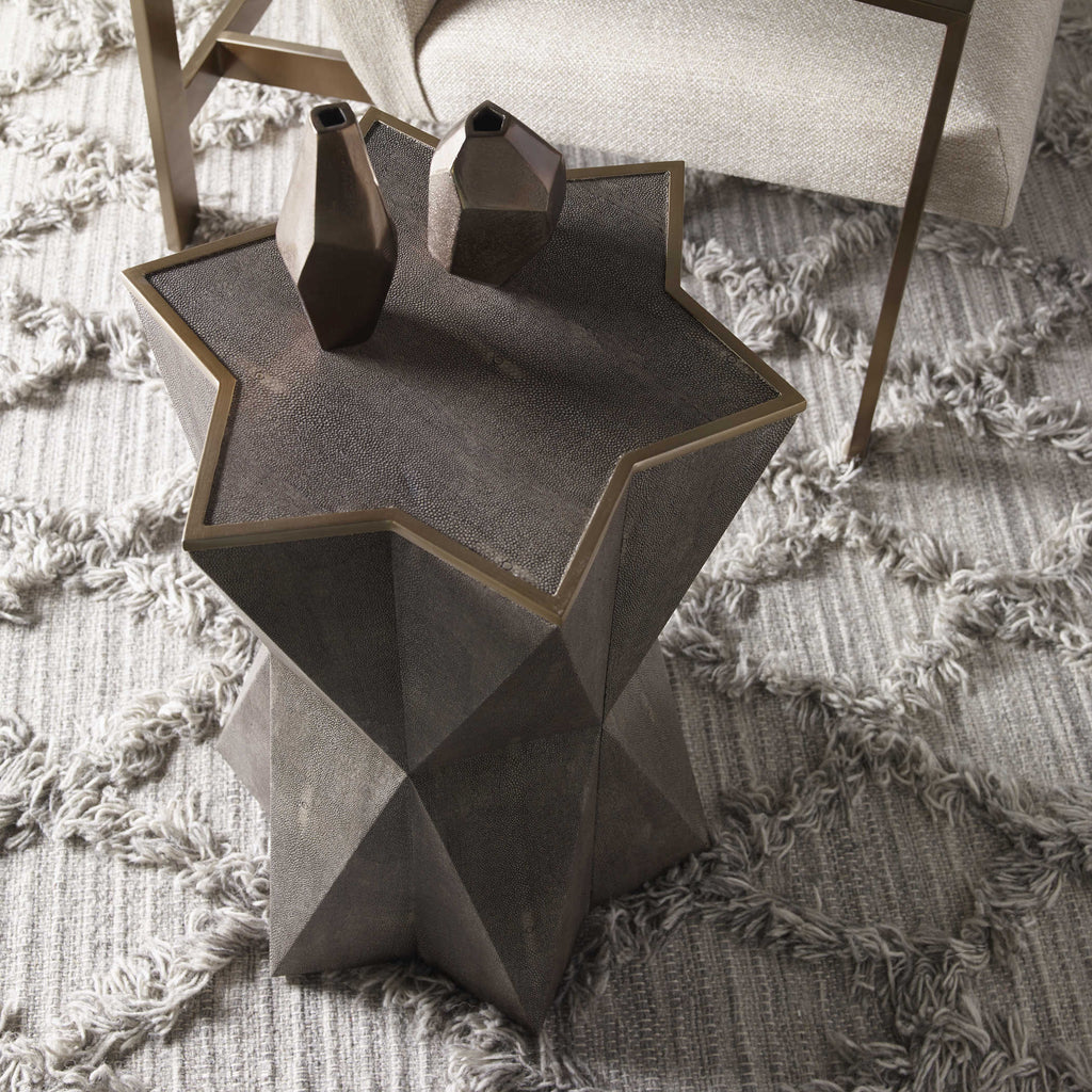 Capella Gray Accent Table - Bombay Mercantile