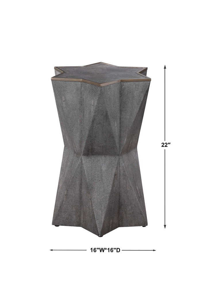Capella Gray Accent Table - Bombay Mercantile