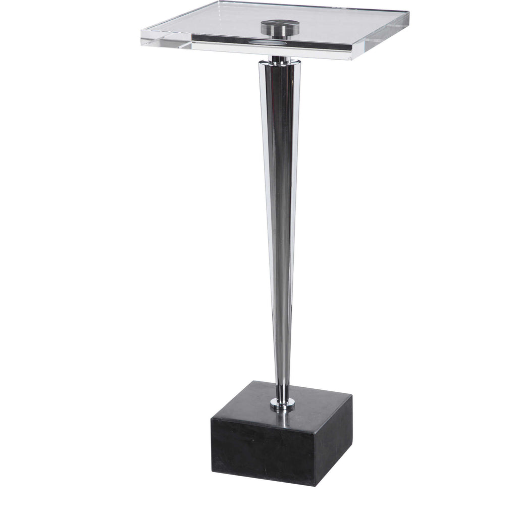 Campeiro Nickel Drink Table - Bombay Mercantile