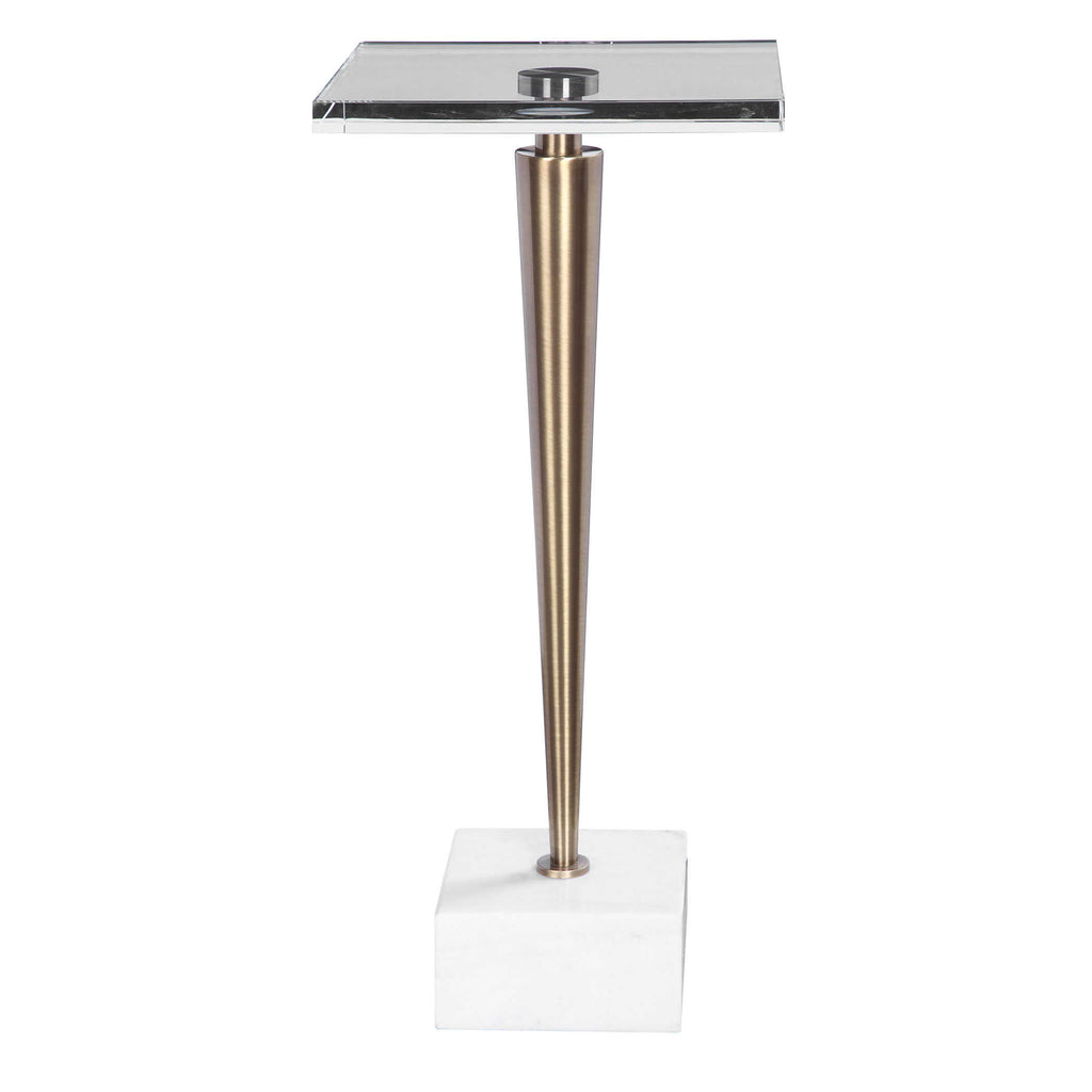 Campeiro Brass Drink Table - Bombay Mercantile
