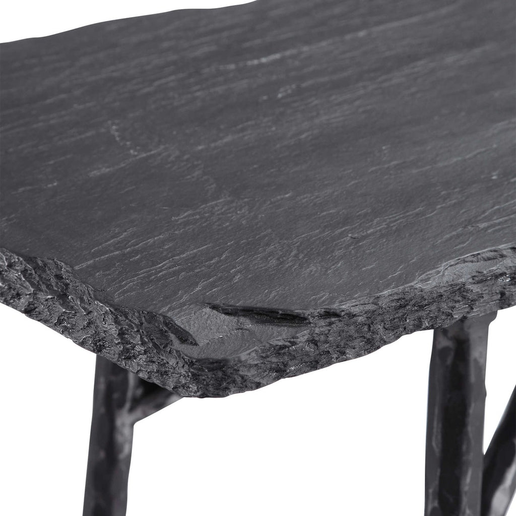 Kaduna Slate Console Table - Bombay Mercantile
