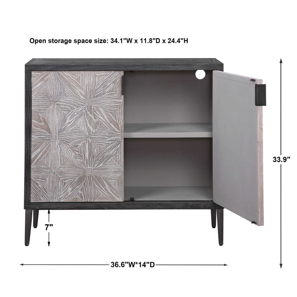 Laurentia 2 Door Accent Cabinet - Bombay Mercantile