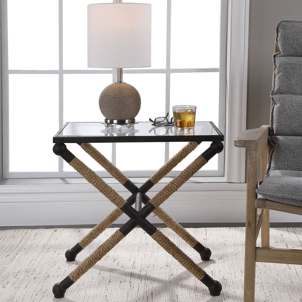 Braddock Coastal Accent Table - Bombay Mercantile